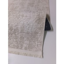 NarStore Home Dinar Nevra Asos Vizon Saçaklı Kaymaz Taban  Kesme Halı Yolluk