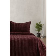 Merinos Modern Line Yatak Örtüsü Tek Kişilik Cherry