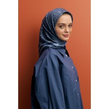 Twill Ipek Eşarp Tina Indigo