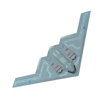 PopŞeker Oyuncak Metal Hayalet Savaş Uçağı Çek Bırak Özellikli Işıklı Sesli Hayalet Savaş Uçağı 28X13CM.GRI