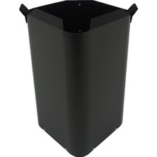 Pelet Kovası / 15 Lt-10 kg / Mat Siyah Boyalı / Baba's Stove