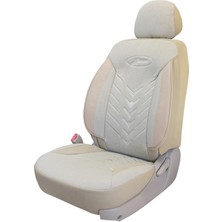 Rover 200 Uyumlu Keten Kumaş Oto Koltuk Kılıfı