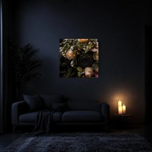 Cozy Co:temperli Cam Kare Tablo, Cam Tablo, Uv Baskı, CTT025