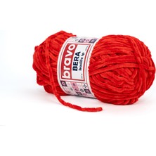 Bera Kadife Iplik 100 gr 120 Metre (Renk Kodu: 919 )Kırmızı