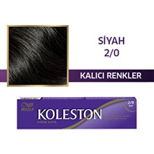 Wella Koleston Koleston Single Tüp Saç Boyası 2/0 Siyah