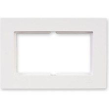 Günsan Eqona Fildişi Ikili Priz Çerçeve