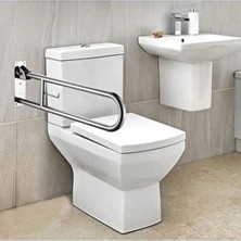 Wc Kağıtlıklı Hareketli Mafsallı Engelli Tutunma Barı Q32 Çapında Paslanmaz