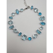 Özel Seri Turkuaz Taşlı Bileklik