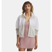 Kadın Ua Rival Woven Ceket 1389631-110 Under Armour Hafif Esnek Su İtici Kumaş ile Mükemmel Rahatlık