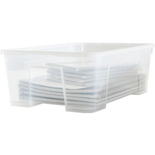 IKEA Samla Saklama Kabı Şeffaf 11 lt