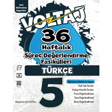 Voltaj 36 Haftalık Süreç Değerlendirme Fasikülleri 5.sınıftürkçe