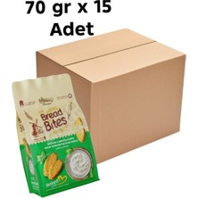 Kıtır Ekmek (1 Koli)Yoğurt ve Mevsim Yeşillikli 70 gr x 15 Adet