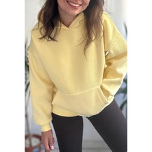 Kadın Sarı Sweatshırt