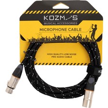Kozmos KCL-024-10M Xlr-Xlr Mikrofon Kablosu
