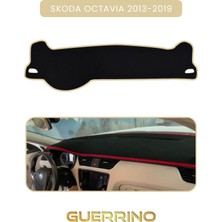 Skoda Octavia (2013-2019)TORPİDO Koruma Halısı Bej Kenar