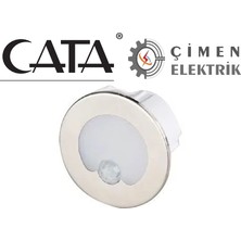 Cata Ct 5174 1.5W Radar Sensörlü Koridor Aydınlatması 6400K Beyaz Işık