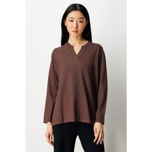 On Hakim Yaka Triko Kazak Kahve 65399