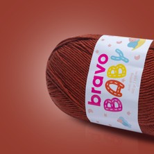 Baby Tüylenmez ( Anti Pilling ) Bebek Yünü 100 gr 250 Metre (Renk Kodu: 880) Kiremit