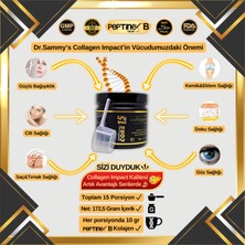 Dr. Sammy's Kolajen 10.000 Mg Tip 1-3 %100 Saf Patentli Hidrolize Sığır Kolajeni, 150MG Hyaluronik Asit, 500 Mg Vitamin C, 200 Mg Glutatyon, 25MG Resveratrol, 100 Mg Elastin, Core 15 Diyet Takviyesi