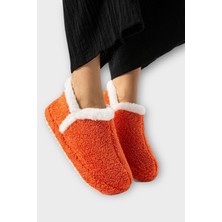 Kadın Panduf | Ev Botu | Ev Ayakkabısı Eva Kalın Hafif Kaymaz Taban Turuncu