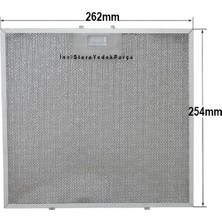 Adx 9002 Vestel Aspiratör Davlumbaz Için Alüminyum Yağ Tel Filtre 262×254 mm Class