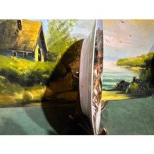 Limoges France 2,5 cm Çapında Porselen Dekor Tabağı