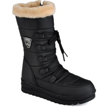 Fermuarlı Iç Kısmı Kürklü Kadın Kar Botu Çizme