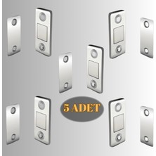 ALMITAL Magnifix  5 ADET SLIM güçlü mıknatıslı kapak tutucu (kapı, çekmece tutucu, çıt çıt)