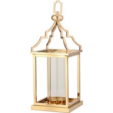 Vitale Eskitme Çatılı Orta Fener 20*20*55 cm AK.JD0120