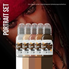 Portrait Mini 5'li Set - World Famous Ink Dövme Boyası - 1OZ/30ML