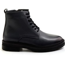Gri Hakiki Deri Erkek Bot & Bootie E02594401340