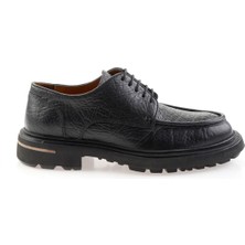 Siyah Hakiki Deri Erkek Klasik Ayakkabı E01597000210