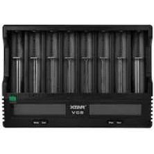 Xtar Vc8 -Taşınabilir Çoklu Li-Ion Pil Şarj Cihazı - 8li