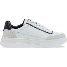 Guess Winno Erkek Beyaz Deri Sneaker FMTWI3ELE12-WHITE