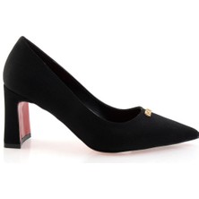 Mat Siyah  Kadın Klasik Topuklu Ayakkabı K01231461838