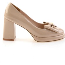 Nude  Kadın Klasik Topuklu Ayakkabı K01231455498