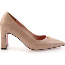 Nude  Kadın Klasik Topuklu Ayakkabı K01231461807