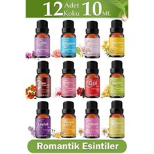 Exocare 12 Li Set2 Esansiyel Uçucu Yağı Buhurdanlık Difüzör Esansı Oda Parfümü ve Banyo Kokusu 12X10ML