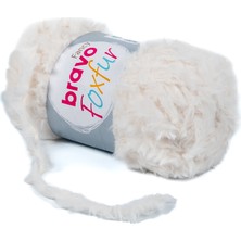 Foxfur Kürk Iplik 100 gr 50 Metre (Renk Kodu: 2) Beyaz