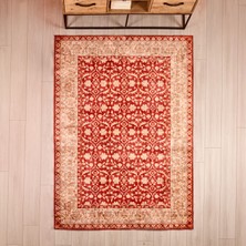 Evidea Soft Sultan Afgan Desenli Halı - Kırmızı - 160X230 cm