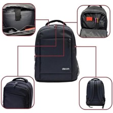 Dexim DXBP12 Notebook Sırt Çantası 15.6 Venio Siyah (Suya Dayanıklı)