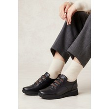 Mammamia Kadın Deri Lastikli Ayakkabı D25KA-3545