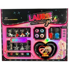 Bloomie 3in1 Oje Kolye Bileklik Dıy Kendin Yap Güzellik Seti