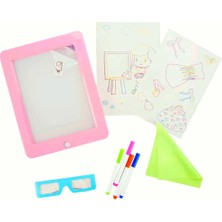 3D Doodle Sihirli Pembe Yazı Tahtası