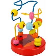 Çocuk Woody Tahta Boncuk Oyunu Orman Hayvanları S00000575