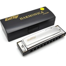 East Top T10-3 / 10 Delikli Gümüş Renk Re (D) Mızıka