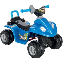 Çocuk Spark Akülü Atv 6V Metalik Mavi