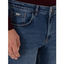 Cacharel Erkek Açık Mavi Slim Fit Pamuk Karışımlı Jean Pantolon 50313998-VR036