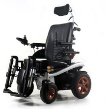 Poylin Akülü Tekerlekli Sandalye | Elektrikli Tilt, Ayak Kalkar Sistem, Kaptan Koltuk, Arazi Tipi P288