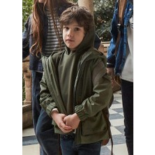 Mayoral 4429-27 Erkek Çocuk Haki Yağmurluk